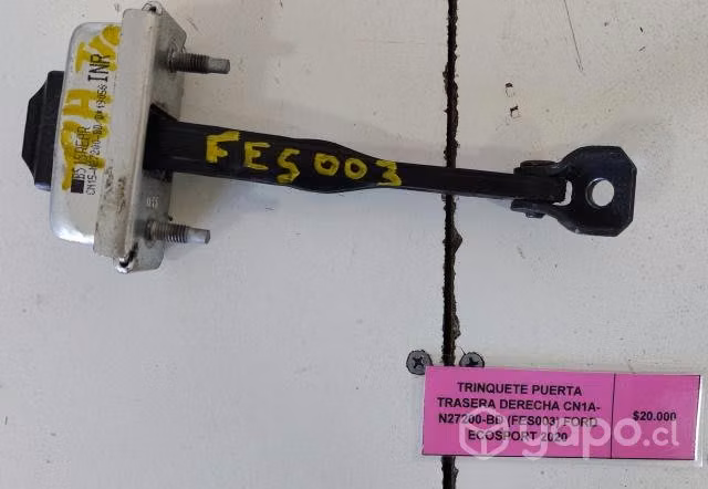 Trinquete Puerta Trasera Derecha Ford Ecosport