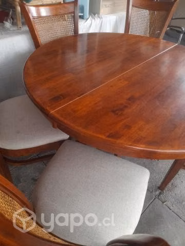 Comedor de 6 sillas 100% madera