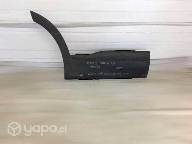 Moldur puerta trasera rh hyundai santa fe 2019 20