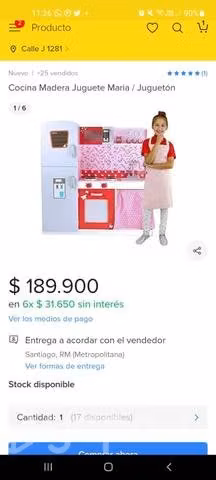 Cocina de madera en muy buen estado