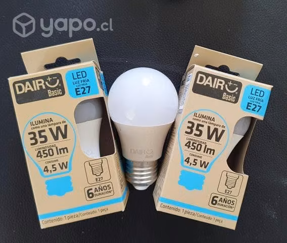 Ampolletas E27DAIRU LED Luz FRia 35 W