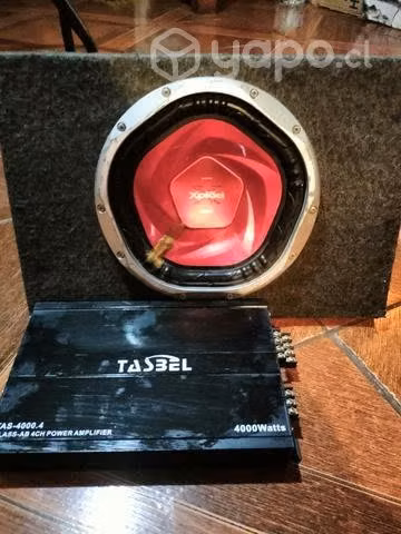 Bazuca 1200 W amplificador 4000w
