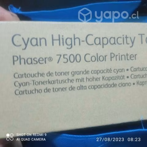 Toner phaser xerox colores originales de alta - Imagen 2