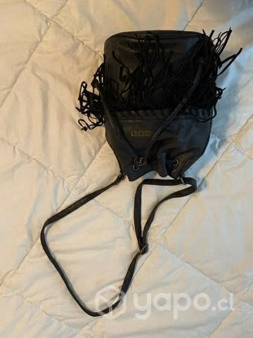 Cartera bolso secret flecos cuero - Imagen 2