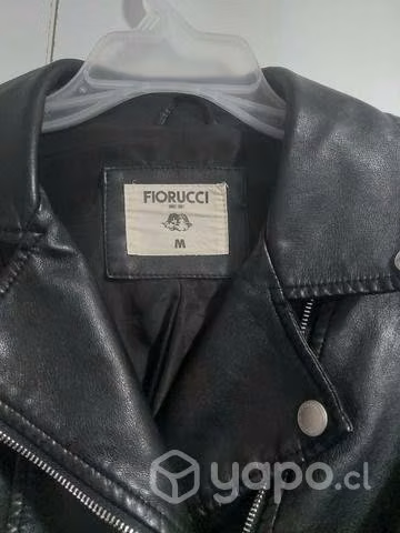 Chaqueta de cuerina biker talla M