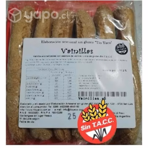 Vainilla sin gluten