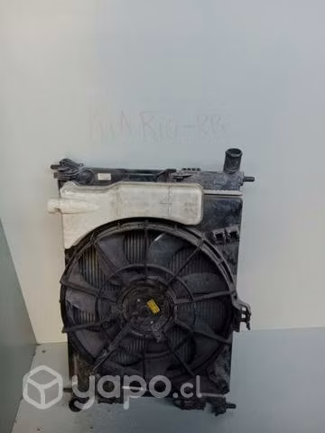 Radiador Kia río con electroventilador dmg la ci7
