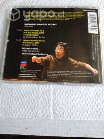 Mitsuko Uchida Mozart cd conciertos 9 y 21