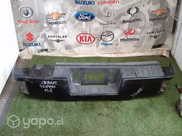 Parachoque trasero cromado chevrolet silverado 14