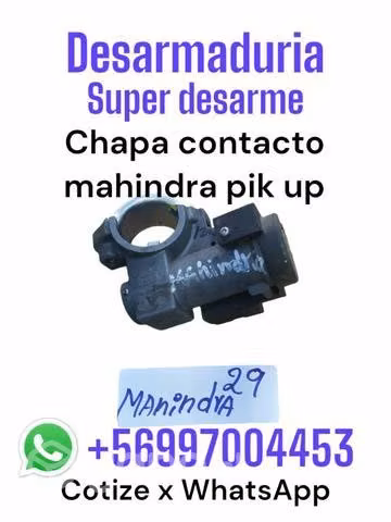Chapa con tato mahindra Pick Up