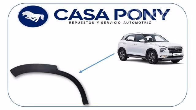 Moldura tapabarro trasero hyundai new creta