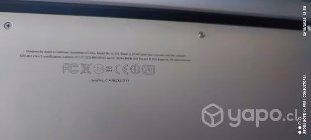 Macbook Pro 13 Mid 2012 Modelo A1278 - Imagen 4