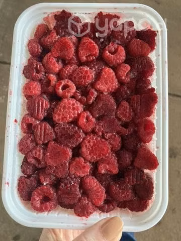 Frambuesas en pote