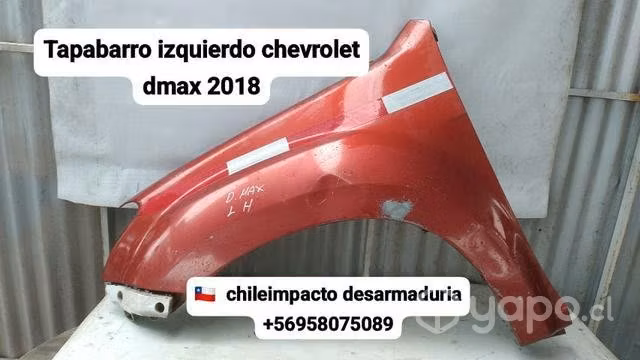Tapa barro izquierdo Chevrolet d-max año 2018