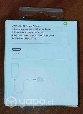 Cargador USB-C 20W Power - Cable USB-C Lightninig - Imagen 2