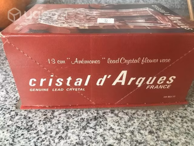 Florero de Cristal Francés