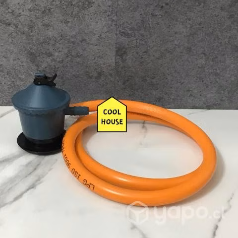 Válvula de gas incluye manguera