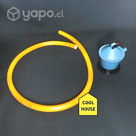 Válvula de gas incluye manguera