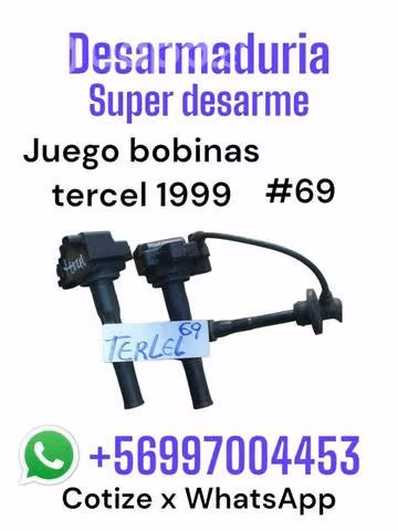 Juego de bobinas Tercel año 1999 el juego