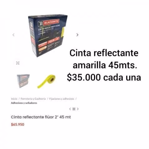 Cinta reflectante
