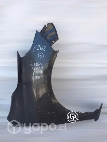 Tapabarro rh nissan versa 2012-2019