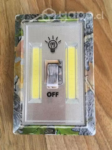 Lampara luz led, con interruptor