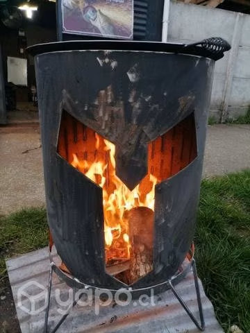 Brasero o fogón 76alto x 50ancho x 3m.m espesor