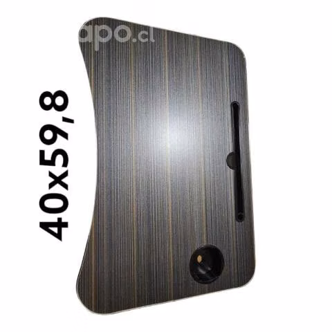 Mesa portatil plegable Laptop, con porta vaso para
