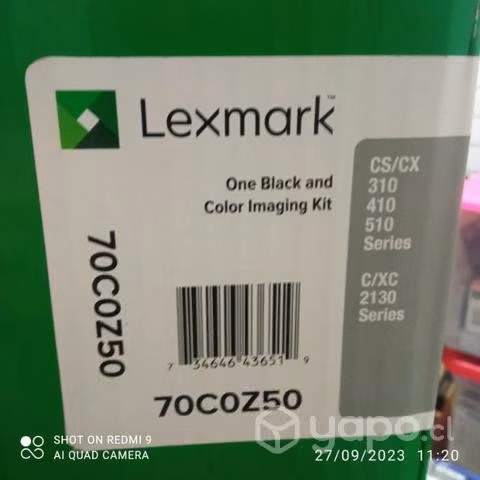Kit Lexmark 70c0z50 original nuevo