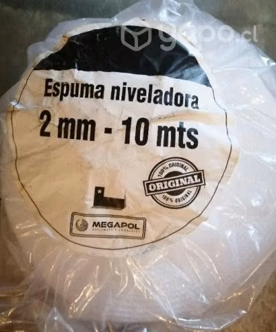 Espuma niveladora 2mm-10mt