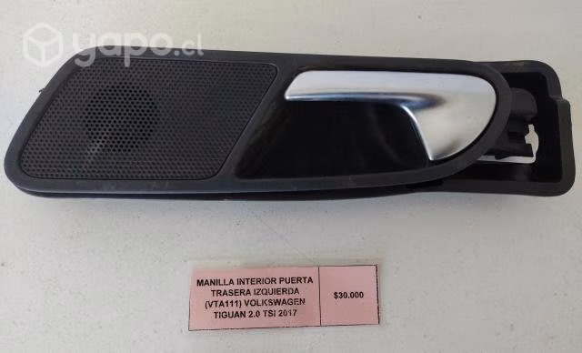 Manilla Interior Pta tras izq (VTA111) VW Tiguan