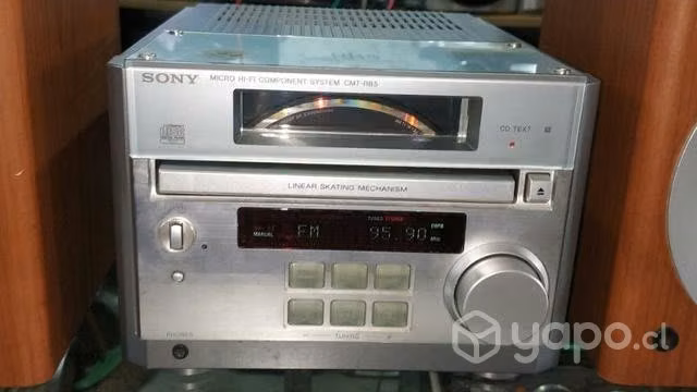 Mini sistema de audio CMT RB5 FUNCIONANDO PERFECTO