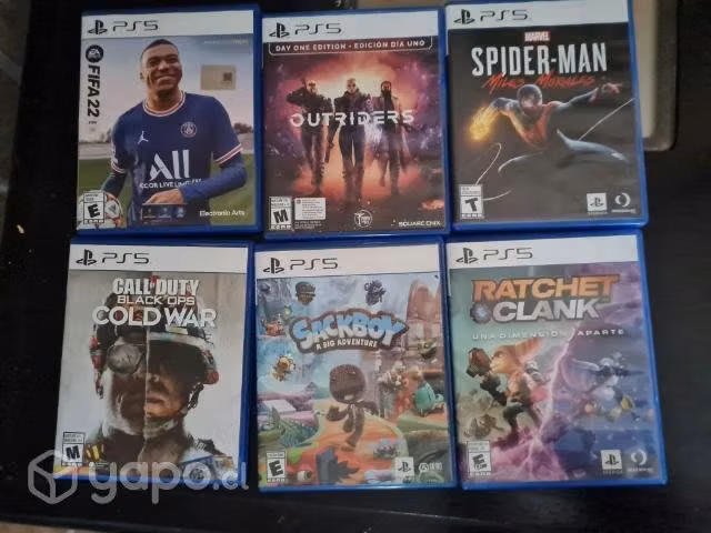 PS5 version disco + juegos