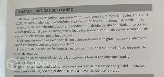 Master G ! Karaoke transportable! Perfecto - Imagen 6