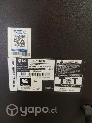 Smart LG 43UN7100PSA