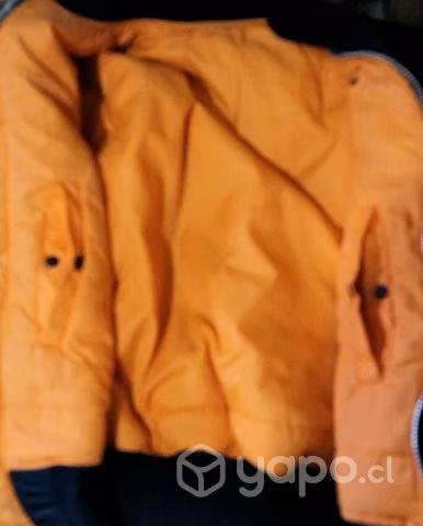 Casaca piloto de combate talla XS azul marino