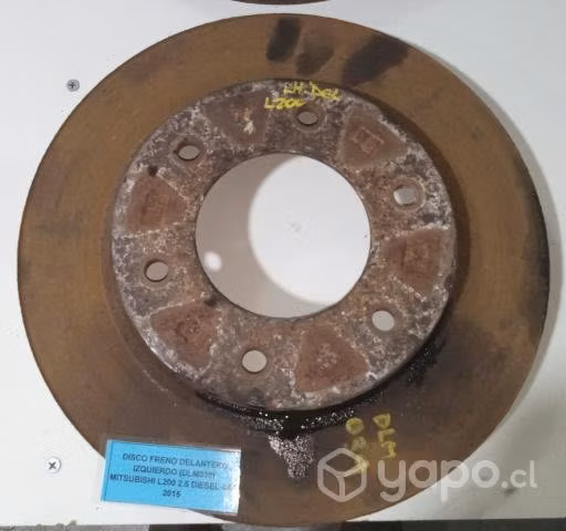 Disco Freno Delantero Izquierdo (DLM039) Mitsubish