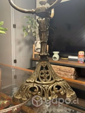 Lámpara bronce de mesa - Imagen 4