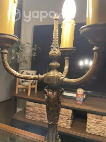 Lámpara bronce de mesa - Imagen 3