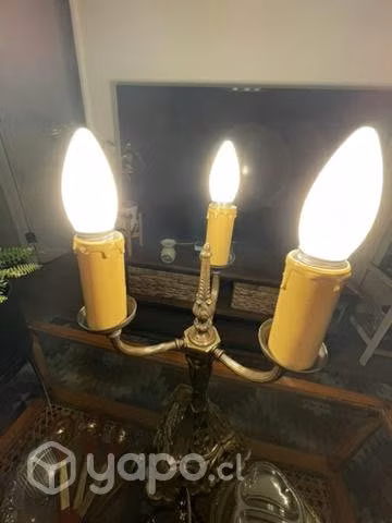 Lámpara bronce de mesa - Imagen 6