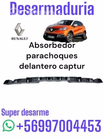Asorbedor de parachoque delantero captur