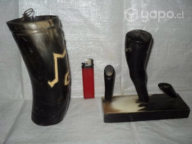 6 Antiguas Artesanías En Cacho y Pezuña De Vaca