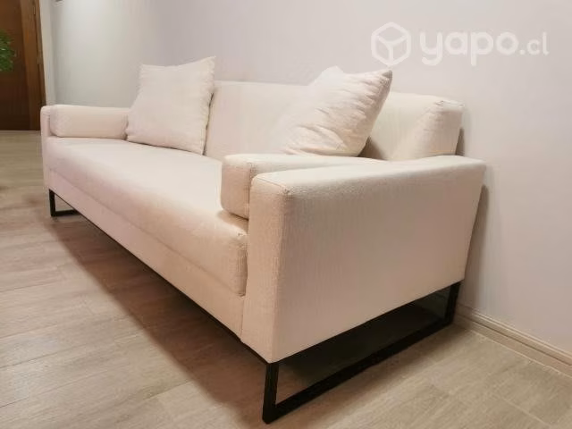 Sofá lino beige