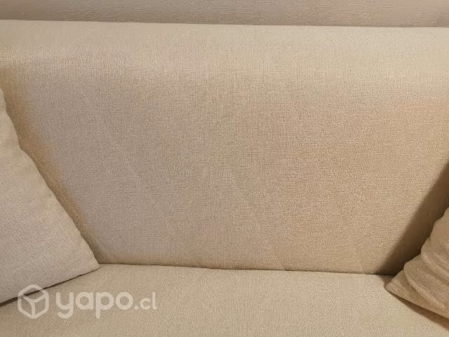 Sofá lino beige