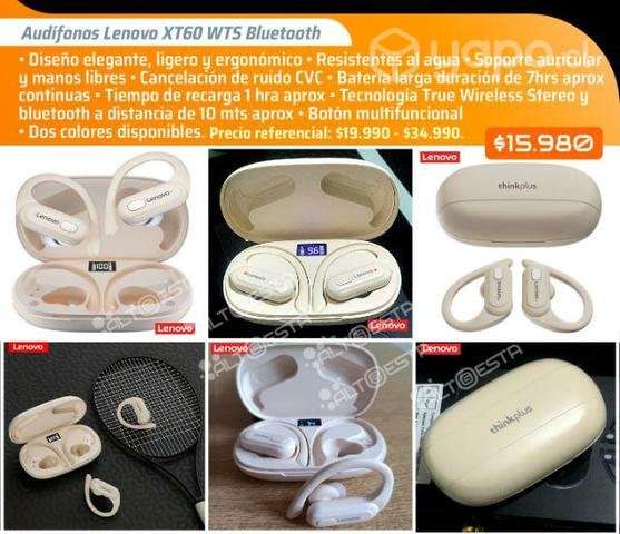 Audífonos Bluetooth Lenovo LP75 Blancos WTS - Imagen 5