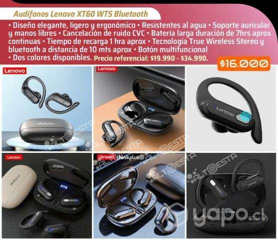 Audífonos Bluetooth Lenovo LP75 Blancos WTS - Imagen 6