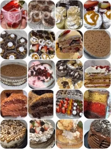 Mini Postres, tortas,banqueteria dulce y salada.
