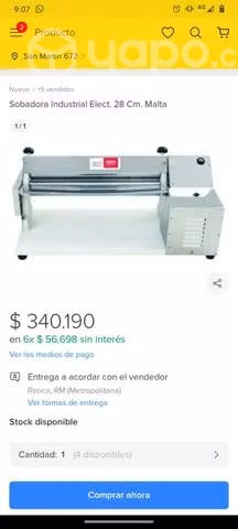 Sobadora eléctrica misma de la foto