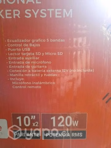 Parlante con KARAOKE
