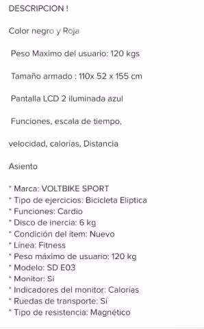 Bicicleta Eliptica